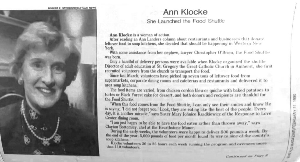 Ann Klocke article- Buffalo Magazine