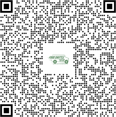 qr code huddle for hunger food shuttle